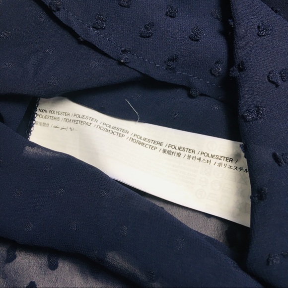 MNG BLUE NAVY SUIT ROSITA BLOUSE - Picture 7 of 8